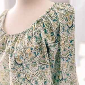 J.Crew Liberty Fabric Blouse